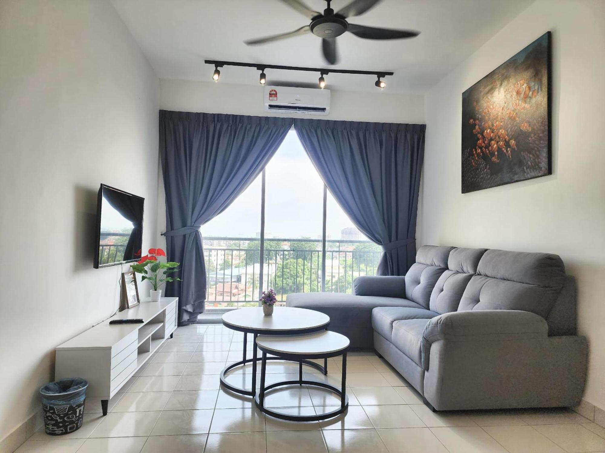 Spacious 3bedroom Wifi Carpark Apartment Malacca